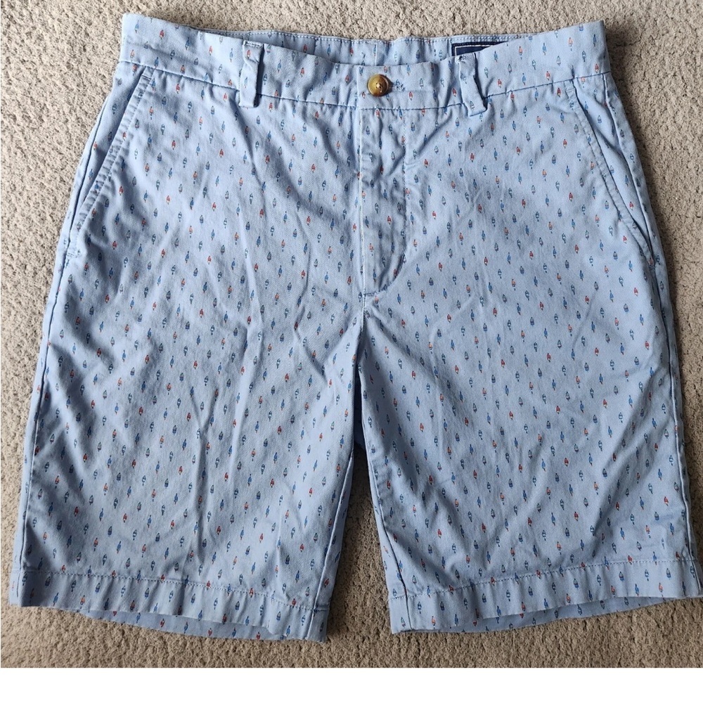 Vineyard Vines Light‎ Blue Cotton, Breaker Short. 9” inseam. Size 32. Like new.